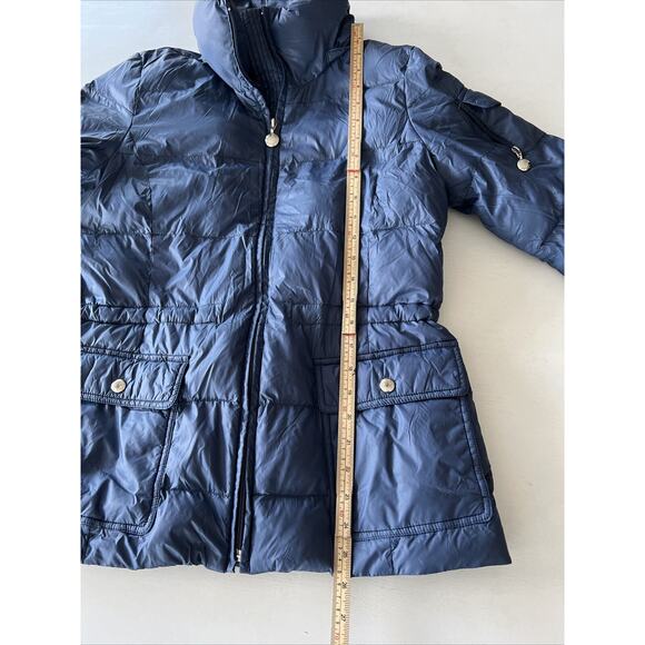 Calvin Klein Women XS Packable Lightweight Down Puffer Jacket Blue Extra Small - Picture 10 of 16